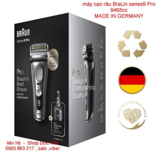 shaver BraUn series 9 9465cc MADE IN GERMANY