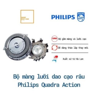 Bộ Màng Lưỡi Dao Máy Cạo Râu Philips Quadra Action 6000 Series 600 Series HQ6425 HQ6426 HQ6465 HQ6466 HQ6825 HQ6826 HQ6827