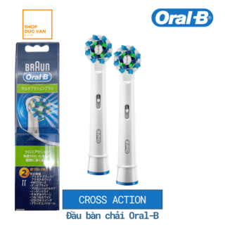 [LOT OF 2] Oral-B CrossAction Electric Toothbrush Replacement Brush Heads Refill