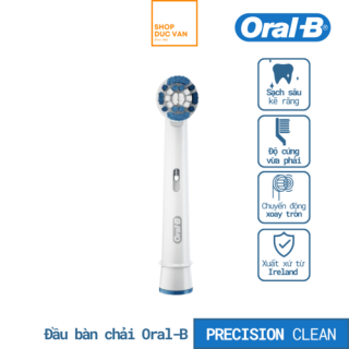 Đầu bàn chải Oral-B Precision Clean đánh bay mảng bám cao răng sạch gấp 5 lần
