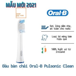NEW 2021 Oral-B Pulsonic Clean Sonic Toothbrush Heads for Adult and Kid