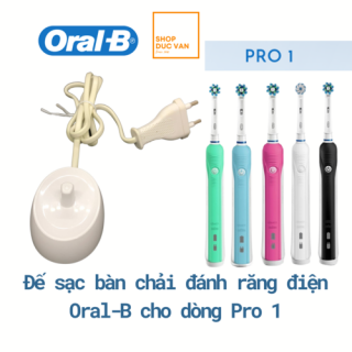 Đế Sạc Bàn Chải Đánh Răng Điện Oral-B D16 Pro 600 Pro 650 Pro 650 Pro 1 700 Pro 1 750