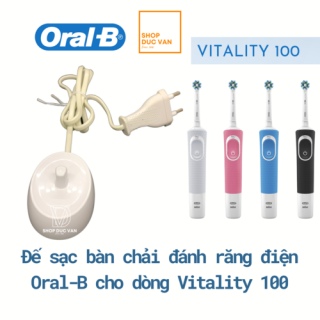 Oral-B Electric Toothbrush Charger Base Power Cord Replacement Vitality 100 / Pro 100