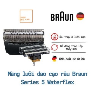 Shaver Foil & Cutter Head Replacement for Braun Series 5 Waterflex WF1s WF2s