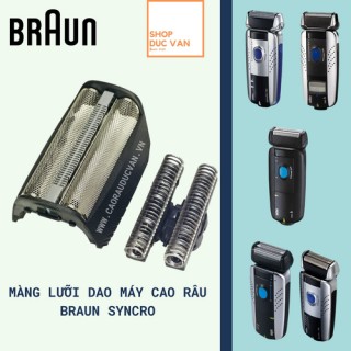 Shaver Foil & Cutter Head Replacement for Braun Syncro Men’s Electric Rechargeable Shaver 7504 7505 7790 7785 7765