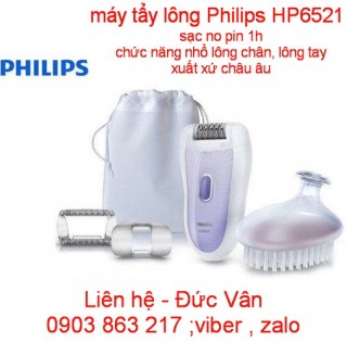 máy tẩy lông philips HP6521 MADE IN slovenia