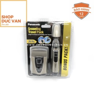 Panasonic ES3830NC Wet/Dry Single-foil Travel Shaver with Nose/Ear Hair Trimmer